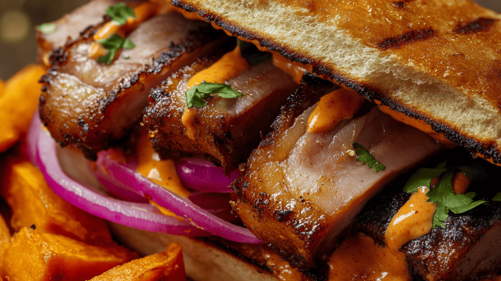 Chicharron Pork Belly Sandwich 2